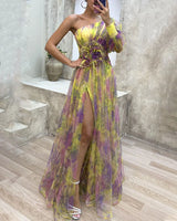Leah | Elegant Stylish One Shoulder Dress