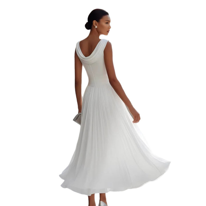 Riviera Chiffon Midi Dress - women&