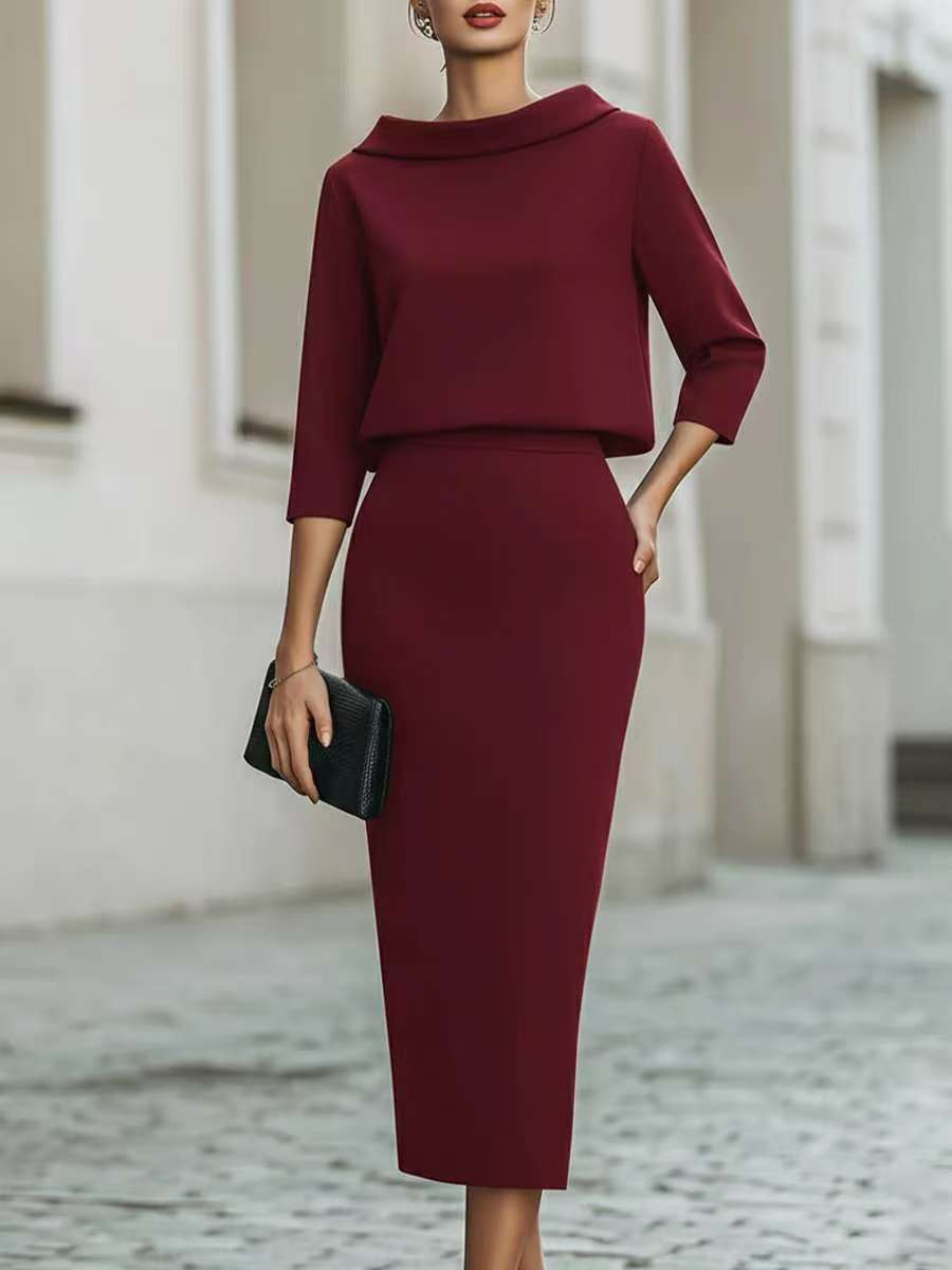 Milano Two-Piece Skirt Set - women&
