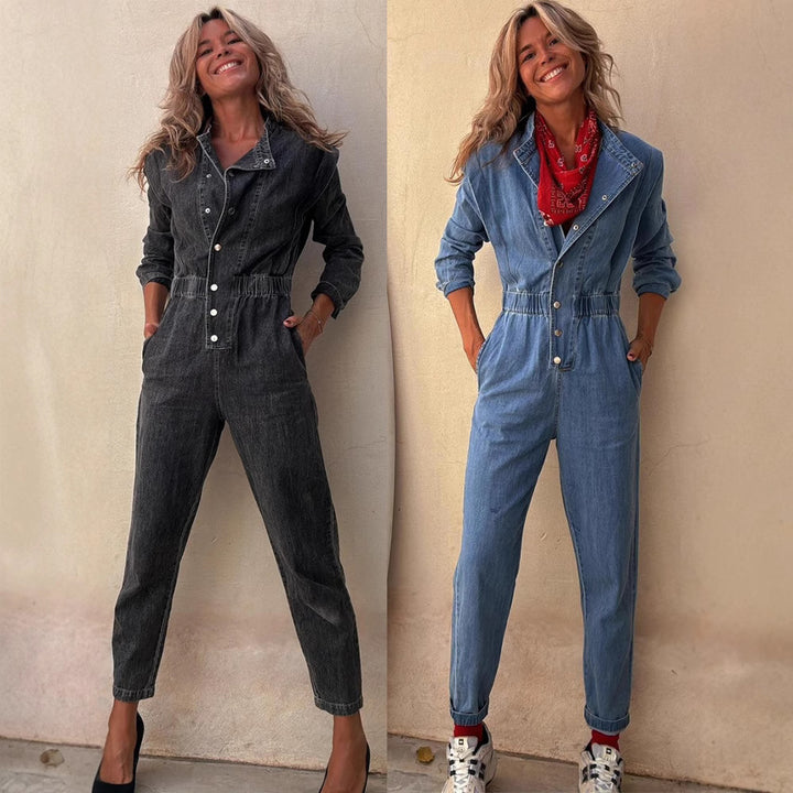 Malibu Denim Jumpsuit - women&