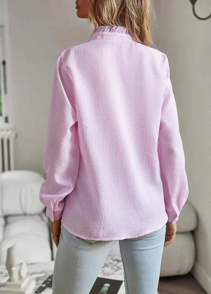 Marissa | Stylish Ruffle Front Blouse