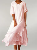 Caitlin | Stylish Flowing Layered  Dress