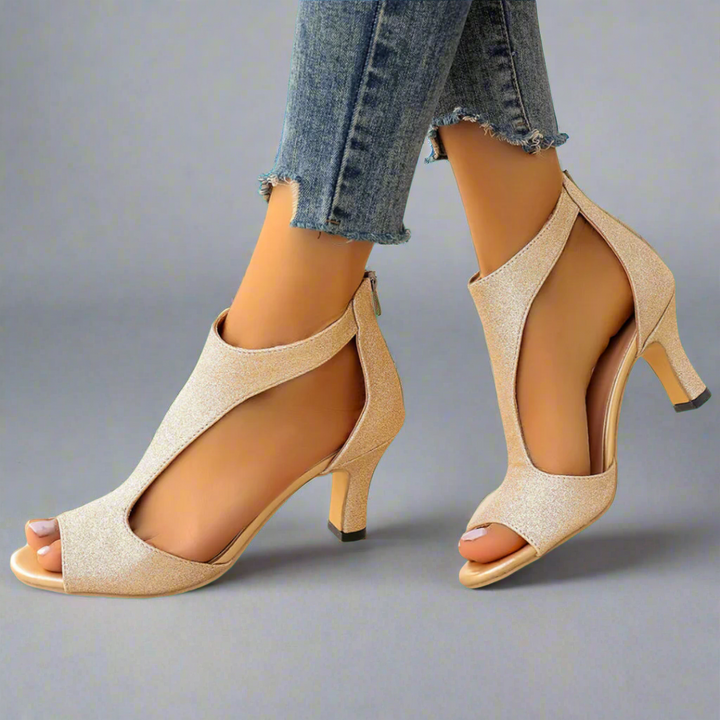 Jane | Stylish Cut-Out Heels
