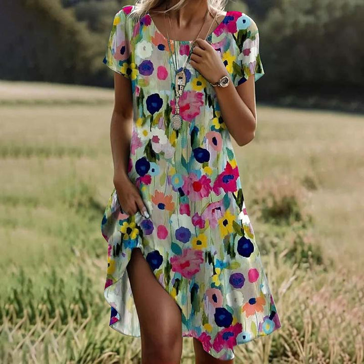 Patricia | Bohemian Style Midi Dress