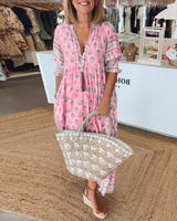Audrey |  Stylish Bohemian Floral Dress