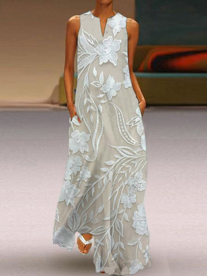 Jacqueline | Elegant Floral Maxi Dress