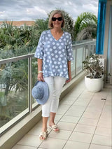 Bethany | Stylish V-Neck Blouse
