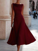 Riviera Chiffon Midi Dress