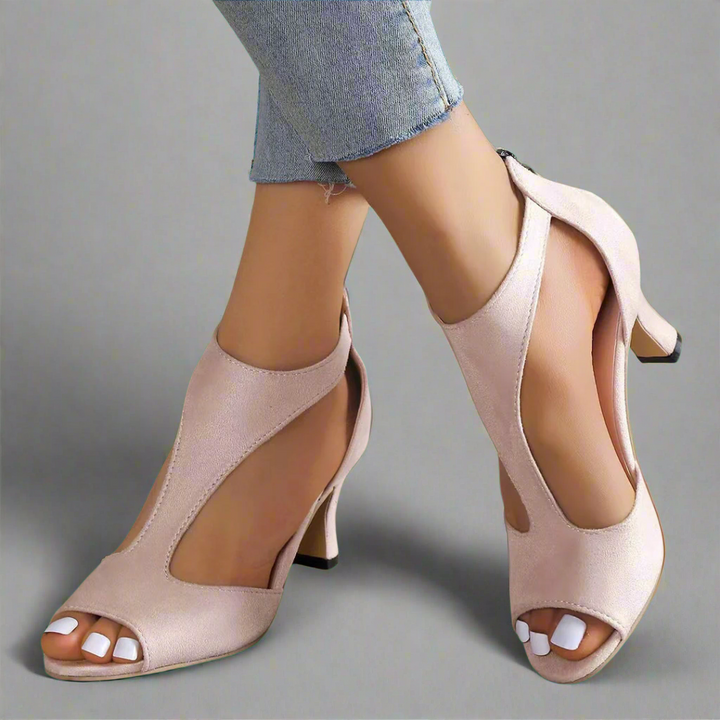 Jane | Stylish Cut-Out Heels