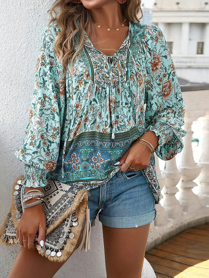 Emma | Summer Floral Top
