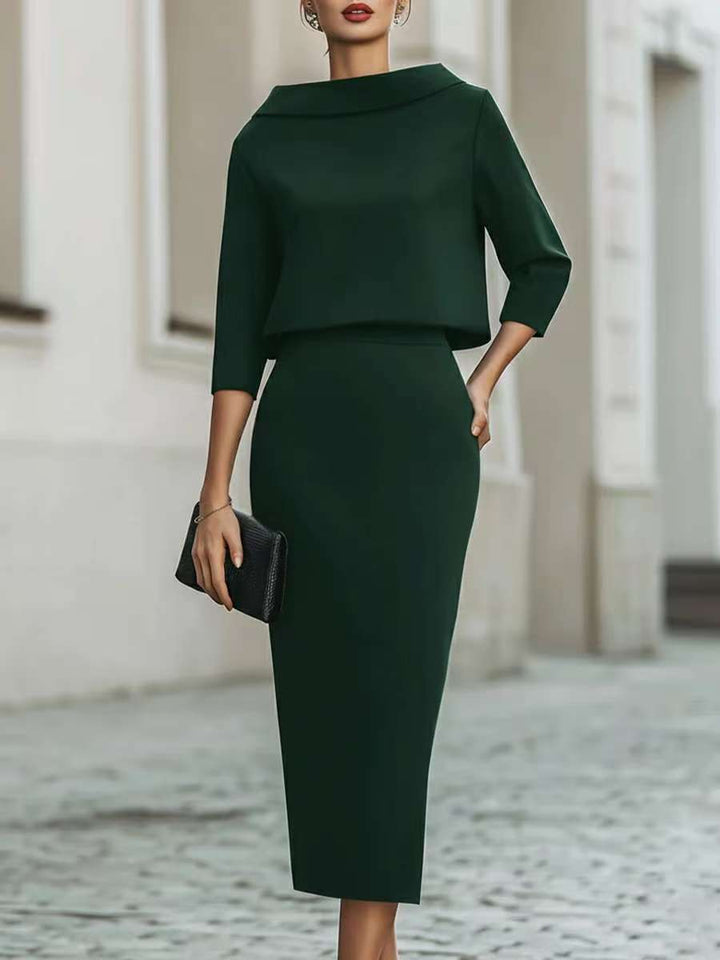 Milano Two-Piece Skirt Set - women&