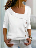 Bonnie | Stylish Button Accent Blouse
