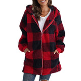 WINSLOW™ Plaid Sherpa Hooded Coat