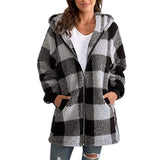 WINSLOW™ Plaid Sherpa Hooded Coat