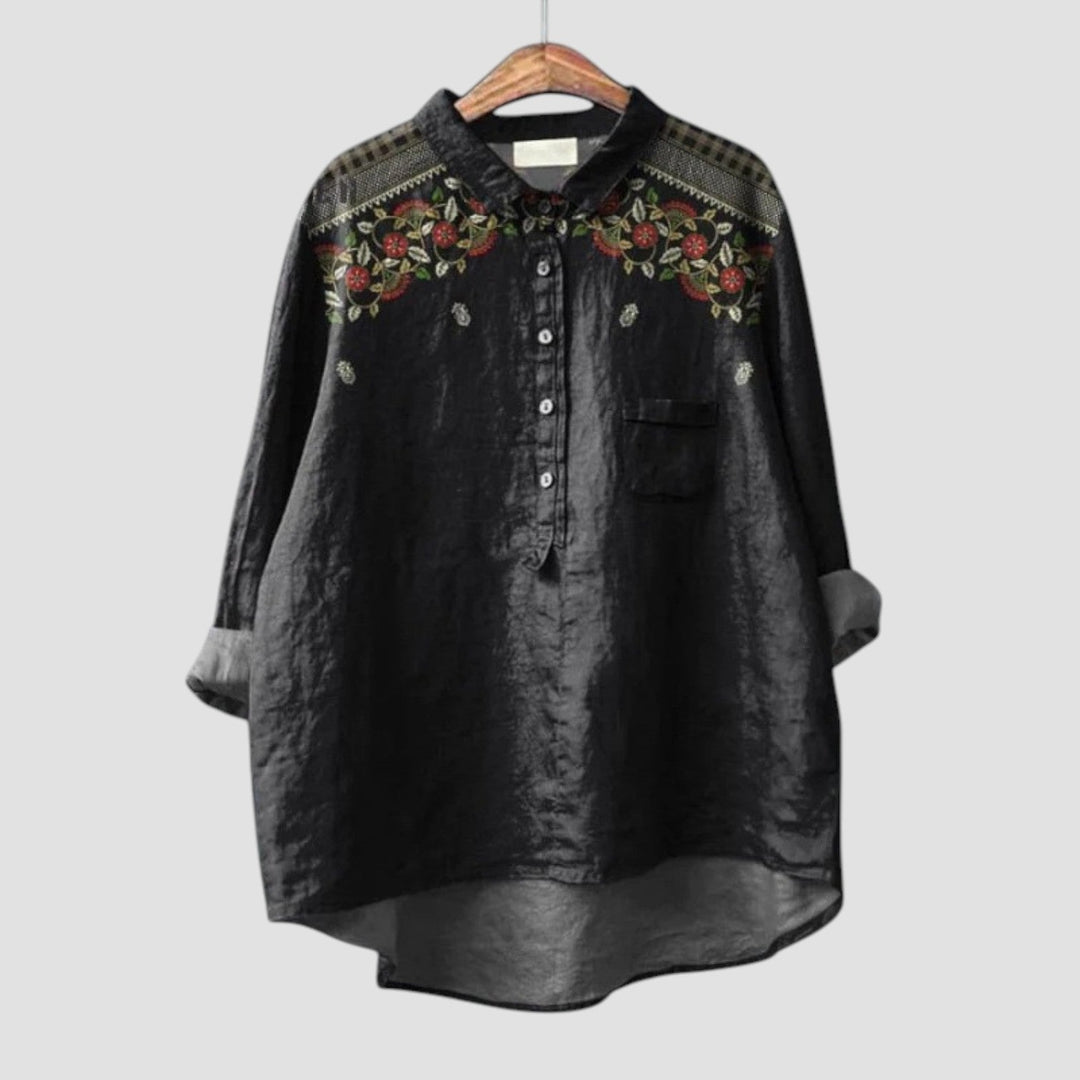 Ravenlace™ Embroidered Blouse