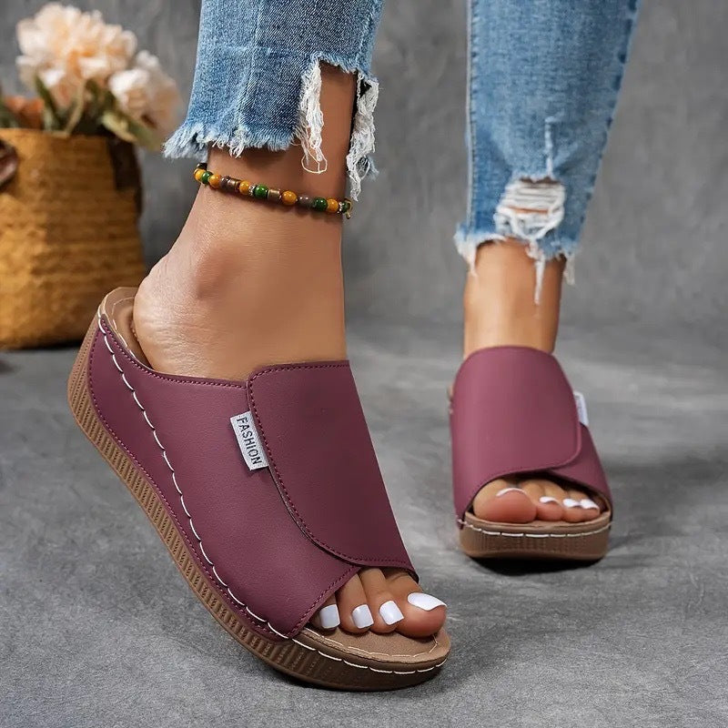 Jessica | Comfortable Casual Slip-On Sandals