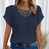 Vanessa | Elegant Crochet Detail Blouse