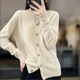 Annika™ - Soft and elegant wool cardigan