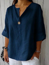 Camila | Casual V-Neck Blouse