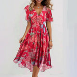 Sophie | Elegant Flowing Midi Dress