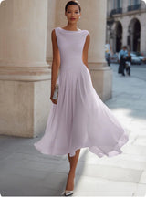 Riviera Chiffon Midi Dress