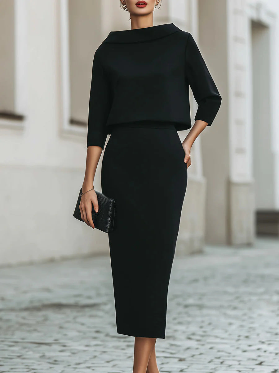 Milano Two-Piece Skirt Set - women&