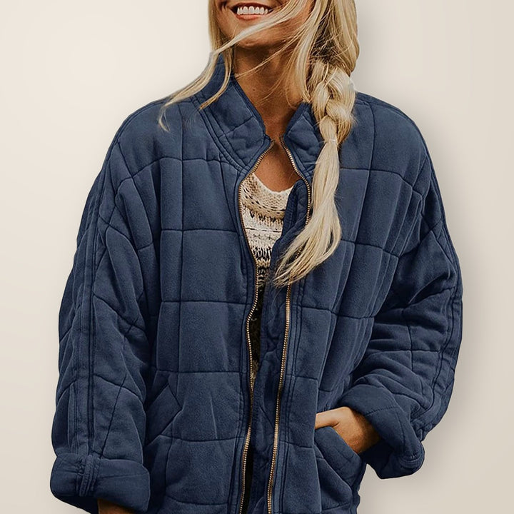 ELLIE quilted jacket in Navy