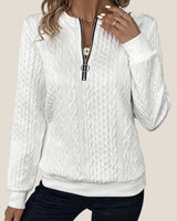 HARPER™ Half-Zip Cable Knit Sweater