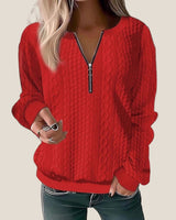 HARPER™ Half-Zip Cable Knit Sweater