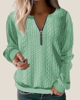 HARPER™ Half-Zip Cable Knit Sweater