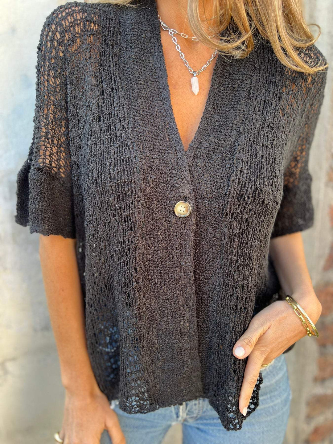 Diana | Stylish Open-Front Knit Cardigan