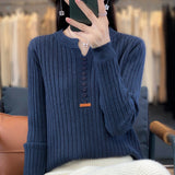 Rene™ | Knitted pullover with V-neck