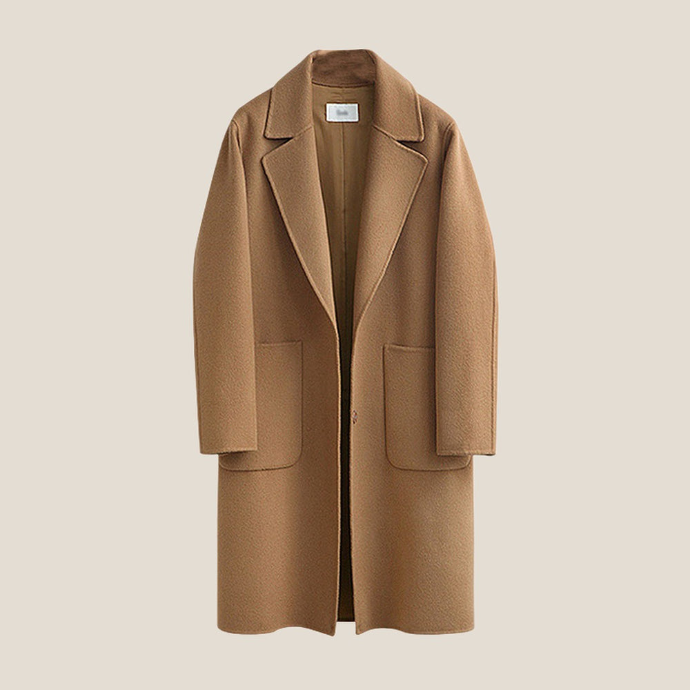 MARGOT Classic Long Coat - Camel