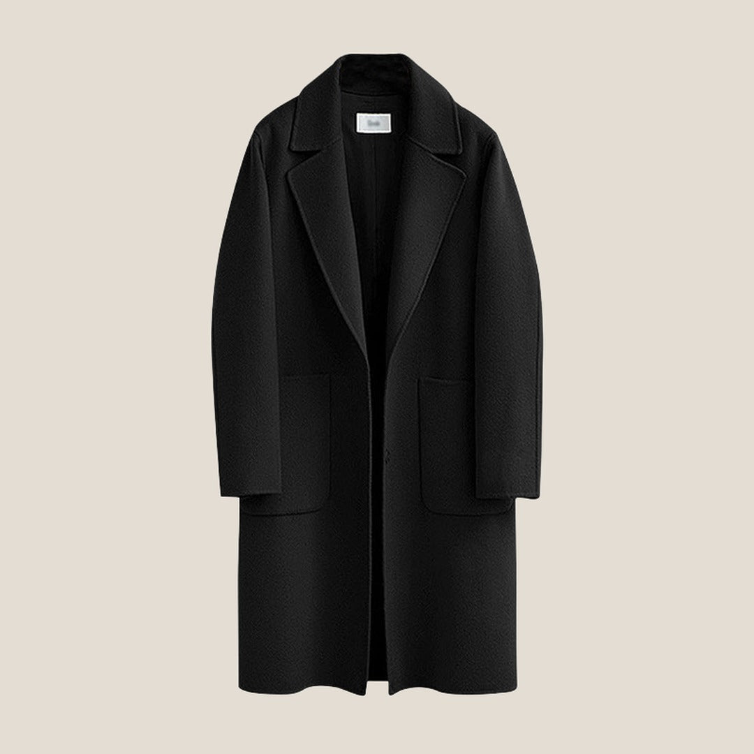 MARGOT Classic Long Coat - Black