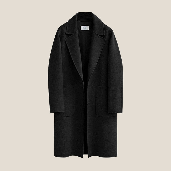 MARGOT Classic Long Coat - Black