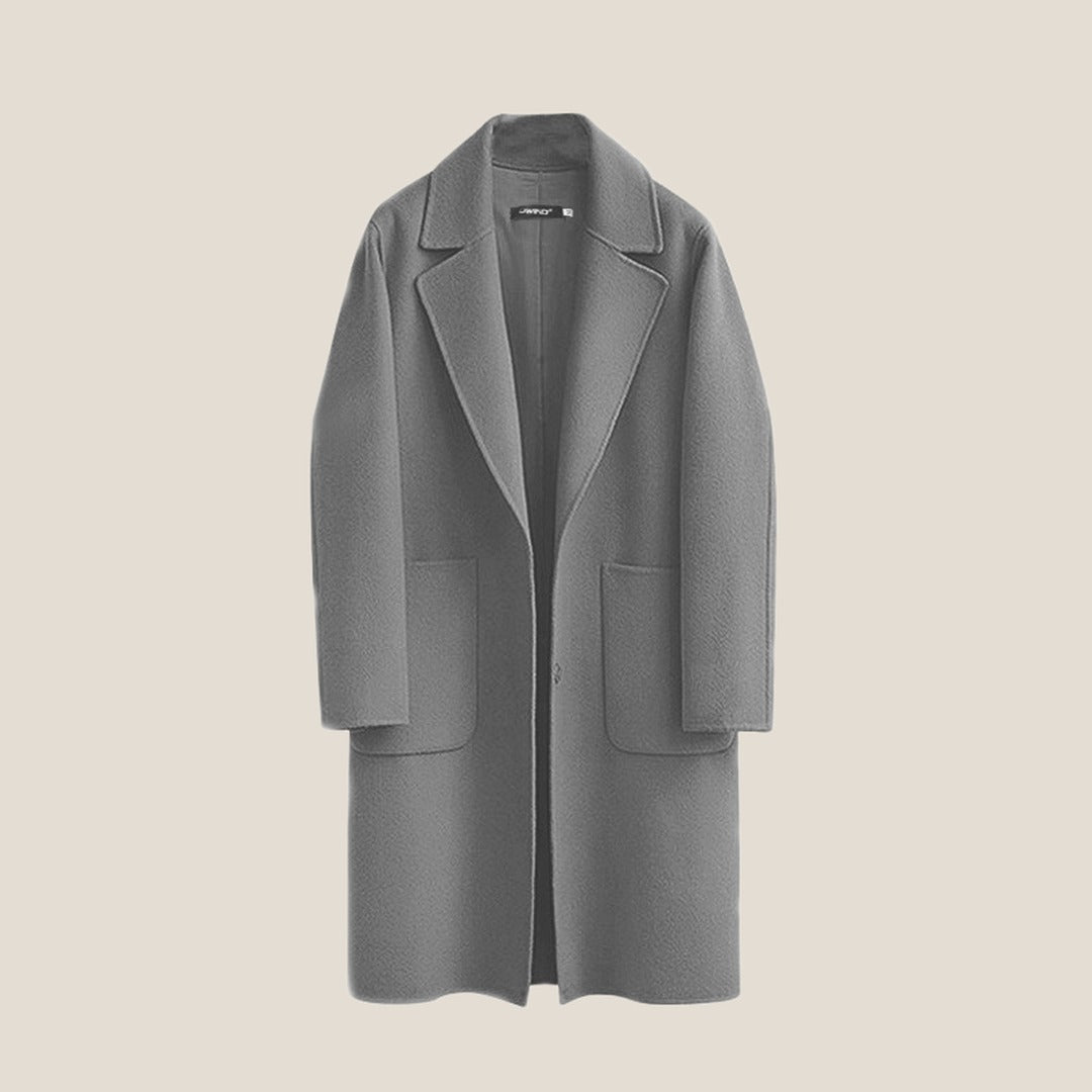 MARGOT Classic Long Coat - Gray