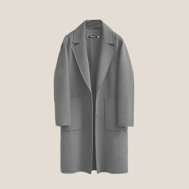 MARGOT Classic Long Coat - Gray