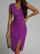 Emma | Pleated Bodycon Dress