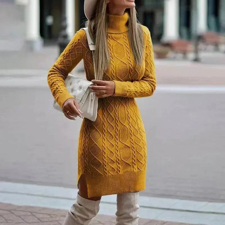Amelia | Cozy Turtleneck Knit Dress