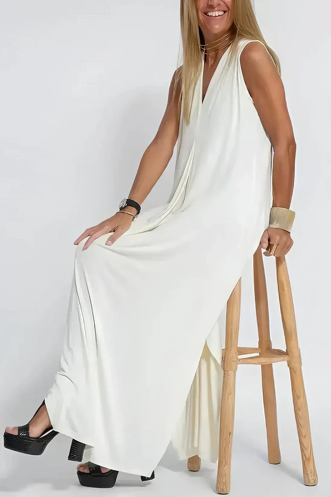 Ava | Stylish Elegant Jumpsuit with Cardigan