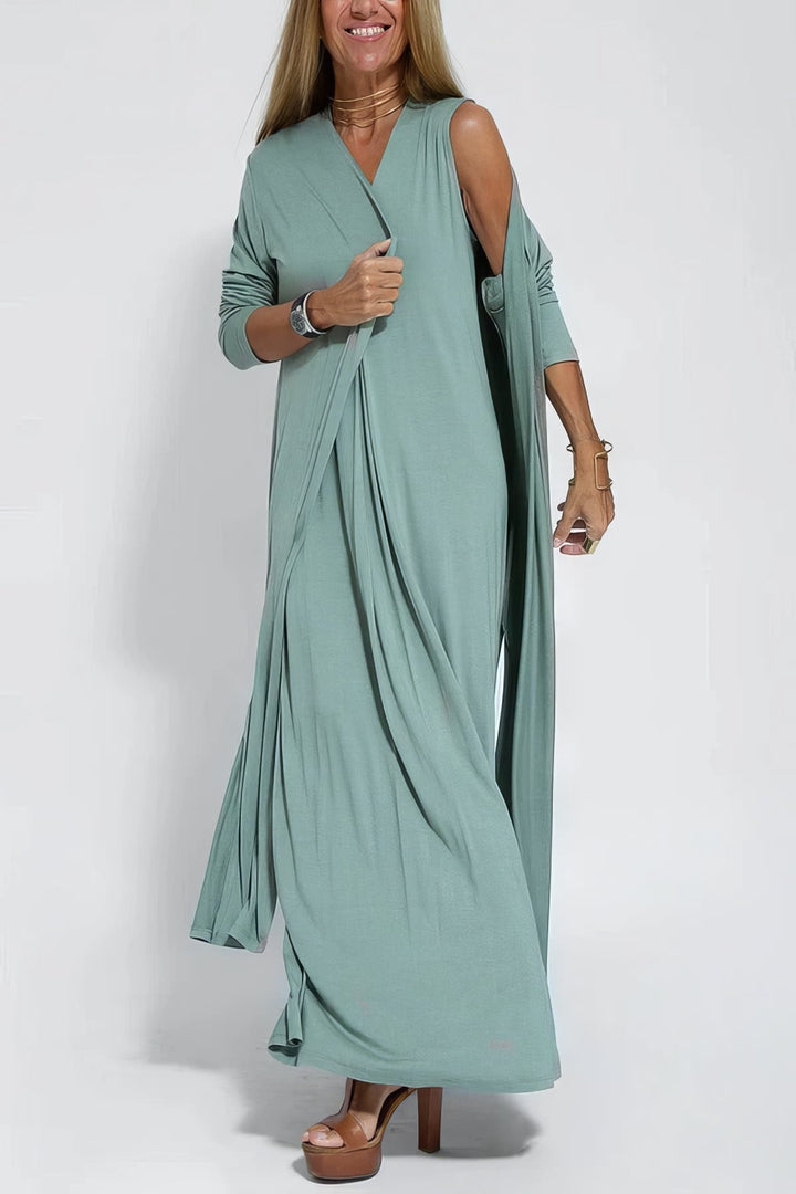 Ava | Stylish Elegant Jumpsuit with Cardigan